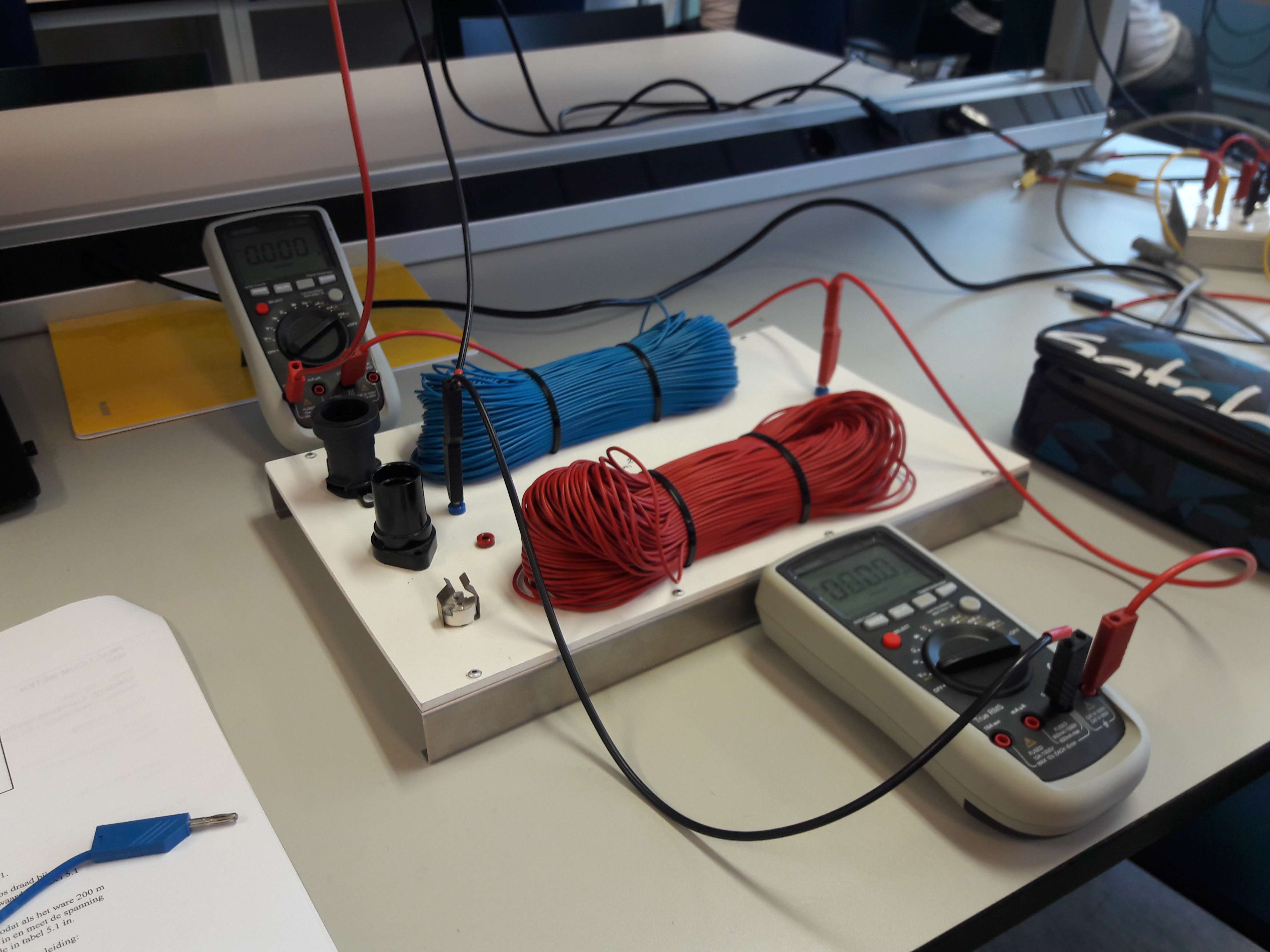 Resistance of Conductors Measuring Setup